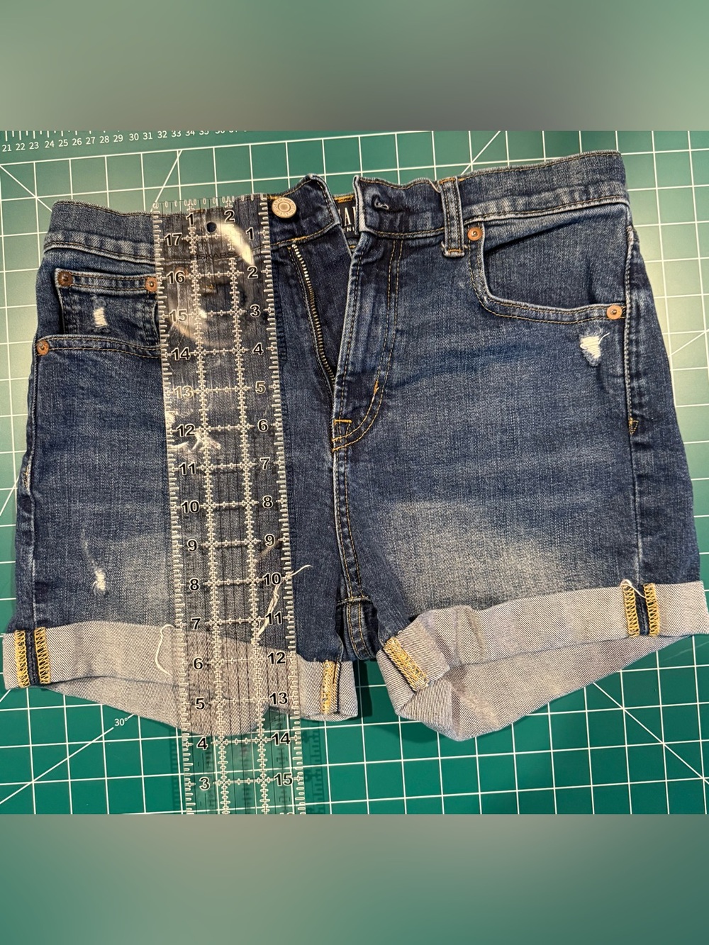 GAP Distressed Denim Jean Shorts